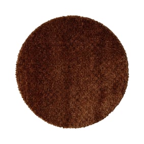 Okrągły dywan do prania w pralce - Clean Rdzawy - sfeer