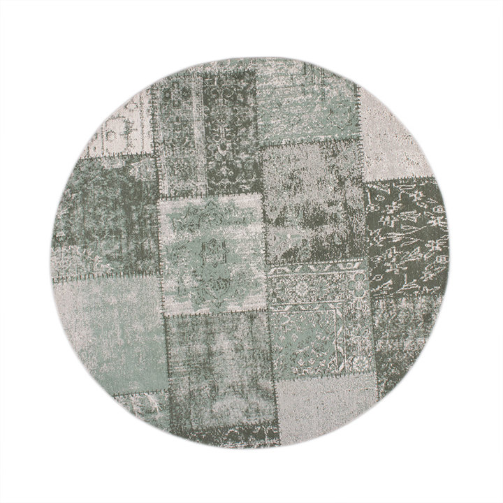 Dywan okrągły Patchwork - Dreams Zielony - 1