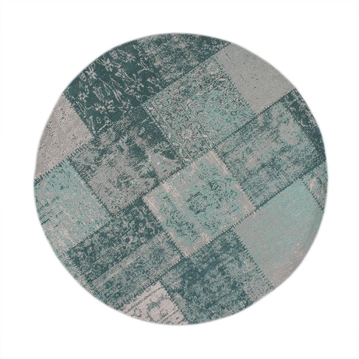 Dywan okrągły Patchwork - Dreams Miętowy - 1