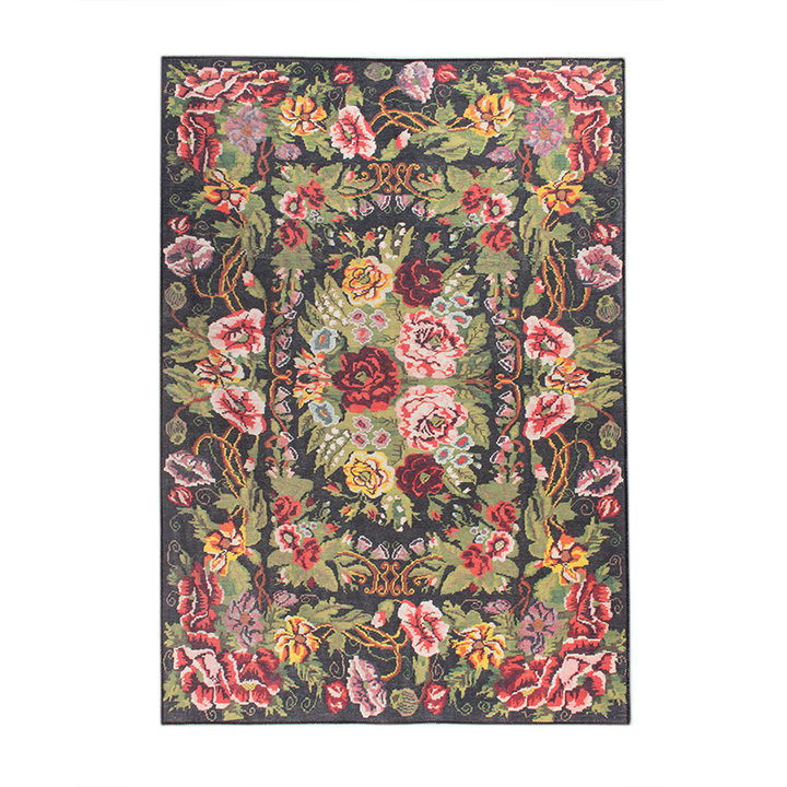 Dywan - Estate Rose Kilim Zielony - 1