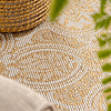 Dywan zewnętrzny okrągły - Summer Oriental Żółty - thumbnail 4