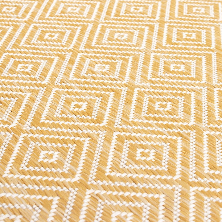 Dywan zewnętrzny - Summer Tile Żółty - 8