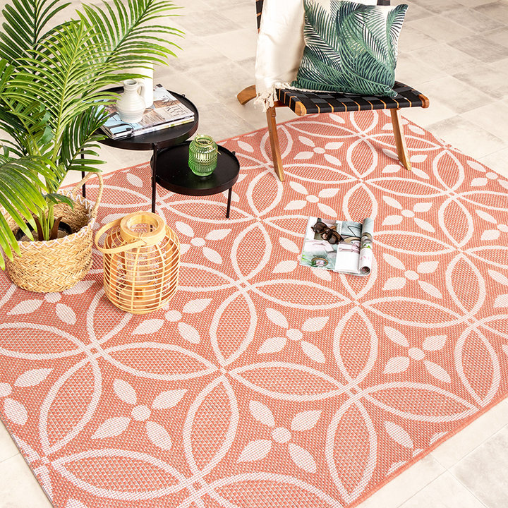 Dywan zewnętrzny - Summer Pattern Różowy