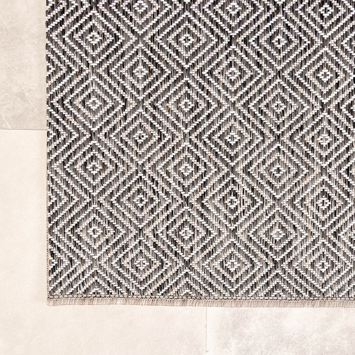 Dywan zewnętrzny - Summer Tile Szary - 5