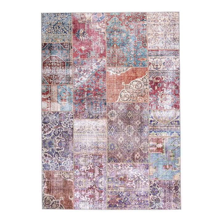 Dywan Patchwork - Azara Czerwony - 1