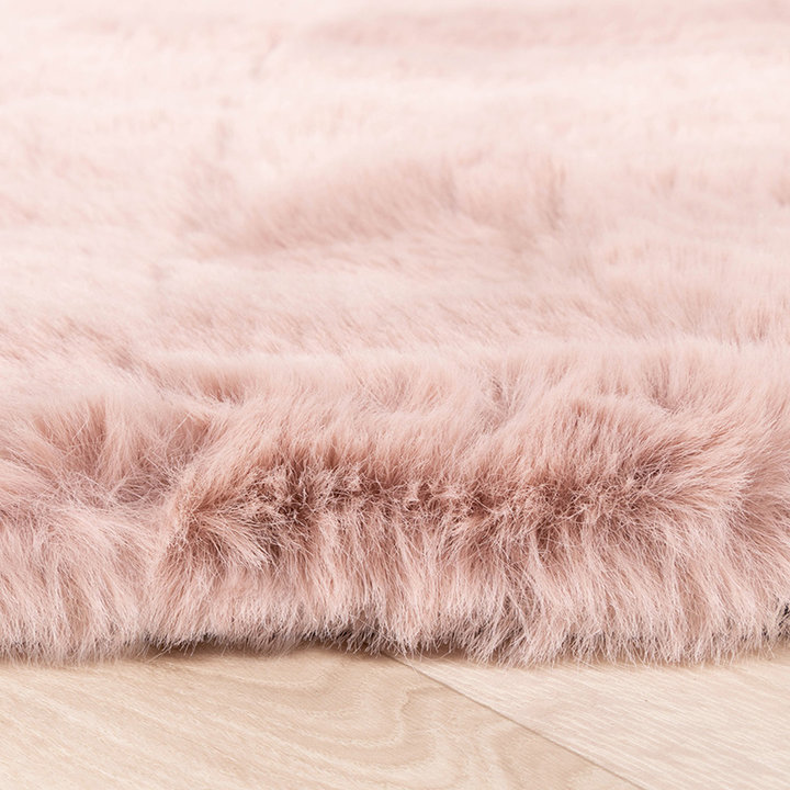 Chodniki dywanowe z długim włosiem - Comfy Supreme Różowy - 3