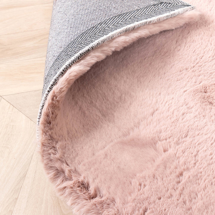 Chodniki dywanowe z długim włosiem - Comfy Supreme Różowy - 5