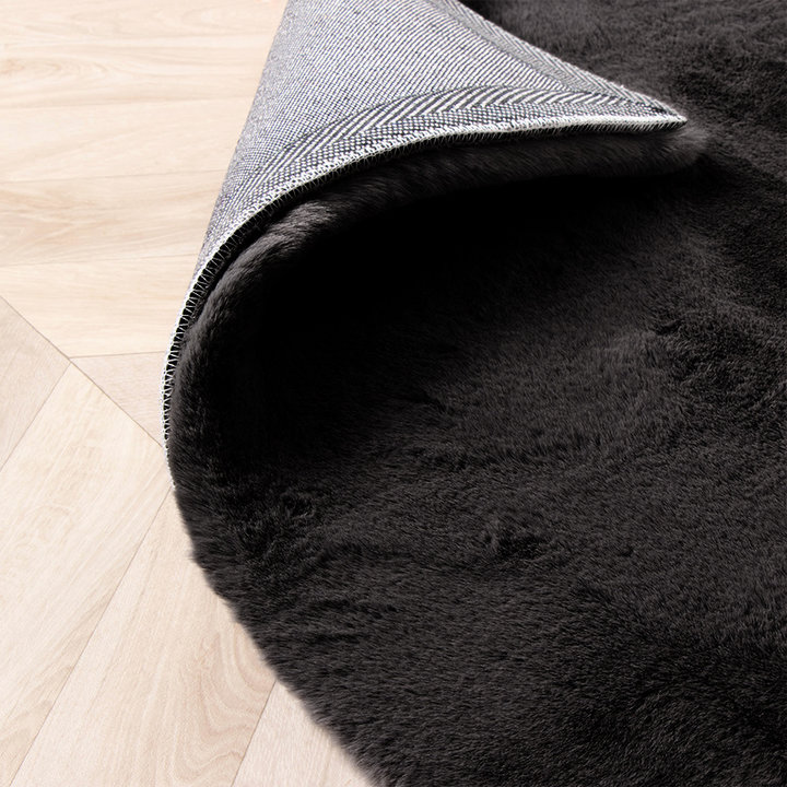 Chodniki dywanowe z długim włosiem - Comfy Supreme Czarny - 5