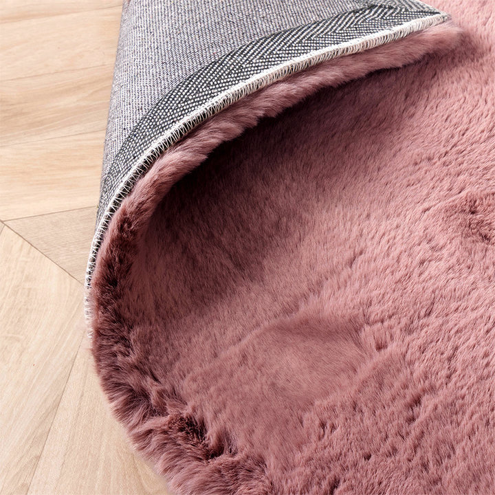 Chodniki dywanowe z długim włosiem - Comfy Supreme Ciemnoróżowy - 3