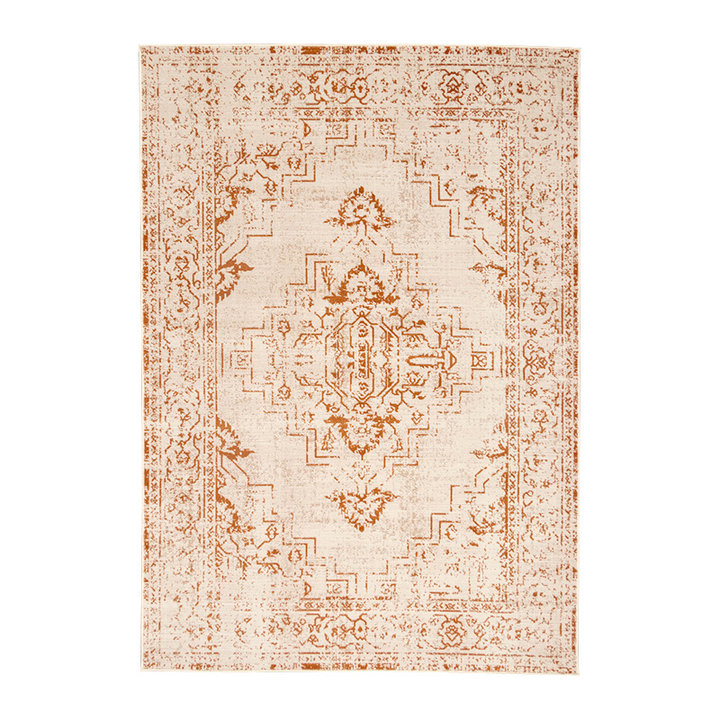 Dywan vintage - Spring Ethnic Kremowy/Terakota - 1