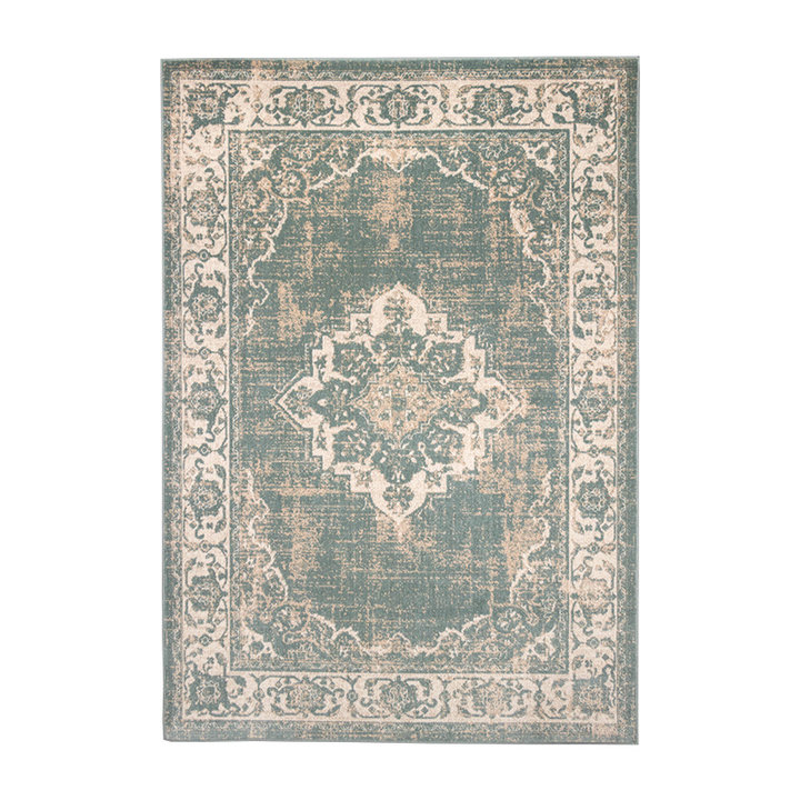 Dywan vintage - Spring Medaillon Zielony/Kremowy - 1