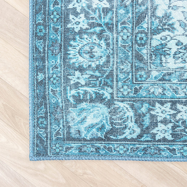 Dywan vintage - Estate Medalion Jasnoniebieski - 6