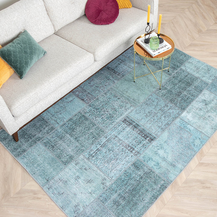 Dywan Patchwork - Estate Niebieski/Zielony - 2