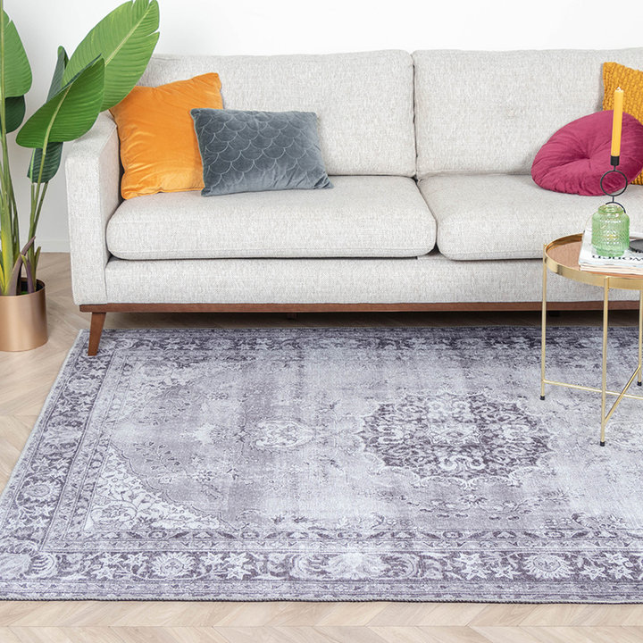Dywan vintage - Estate Medalion Szary - 3