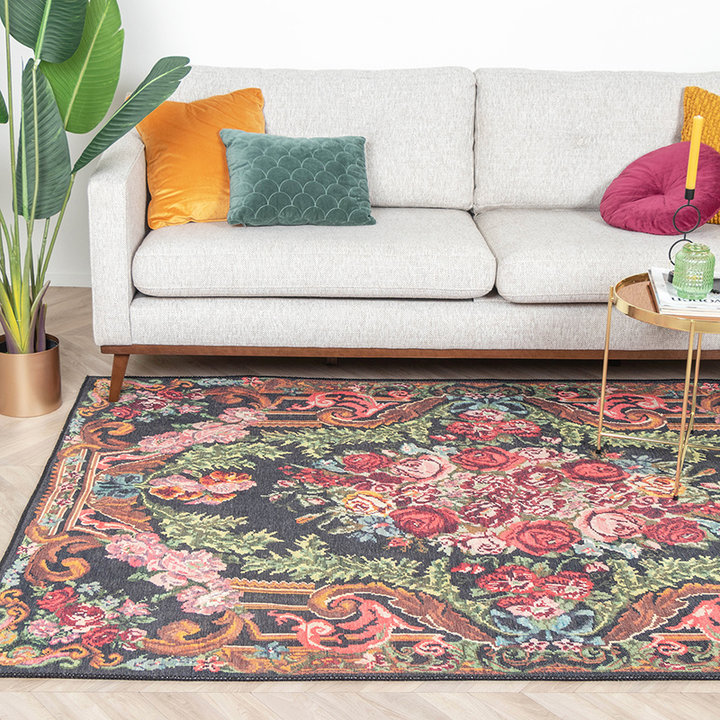Dywan - Estate Rose Kilim Złoty - 3