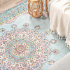 Dywan vintage - Lily Medallion Jasnoniebieski - thumbnail 2