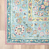 Dywan vintage - Lily Medallion Jasnoniebieski - thumbnail 5