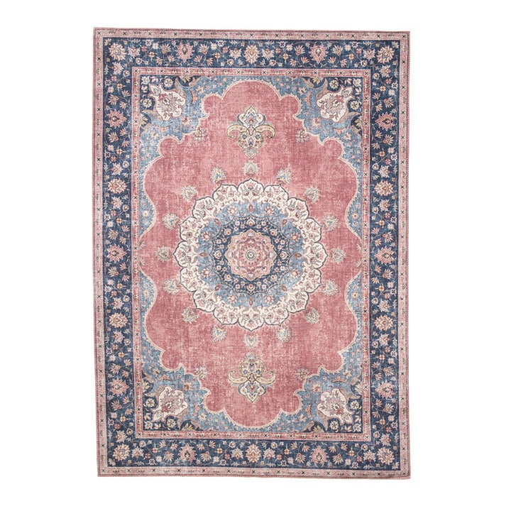 Dywan vintage - Lily Medallion Czerwony/Różowy - 1