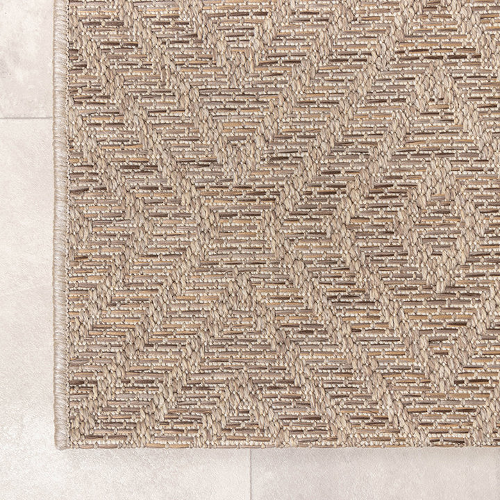 Dywan zewnętrzny z juty - Fora Tile Naturalny - 3