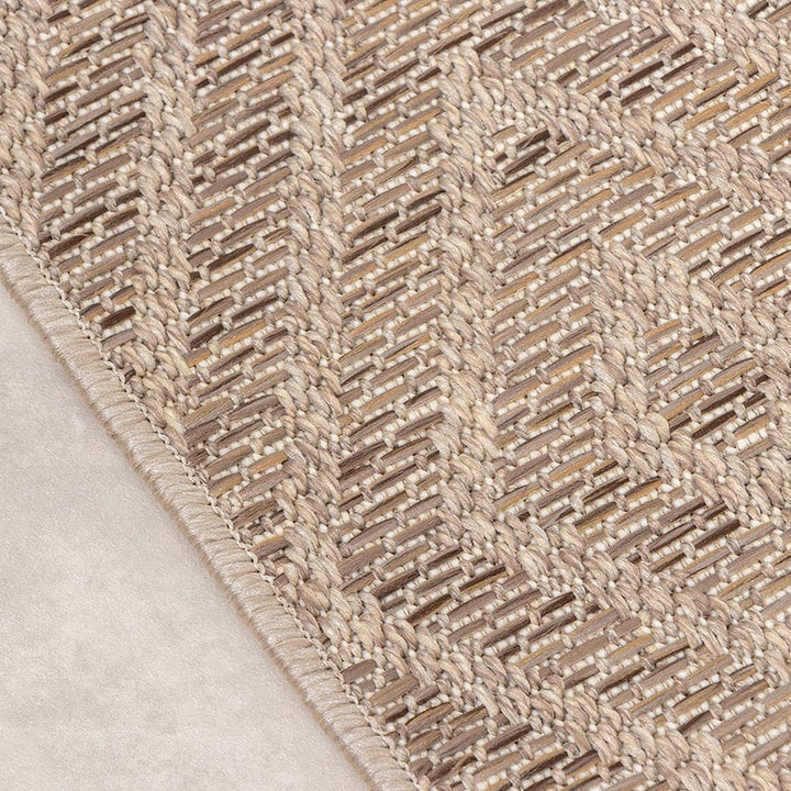 Dywan zewnętrzny z juty - Fora Tile Naturalny - 5
