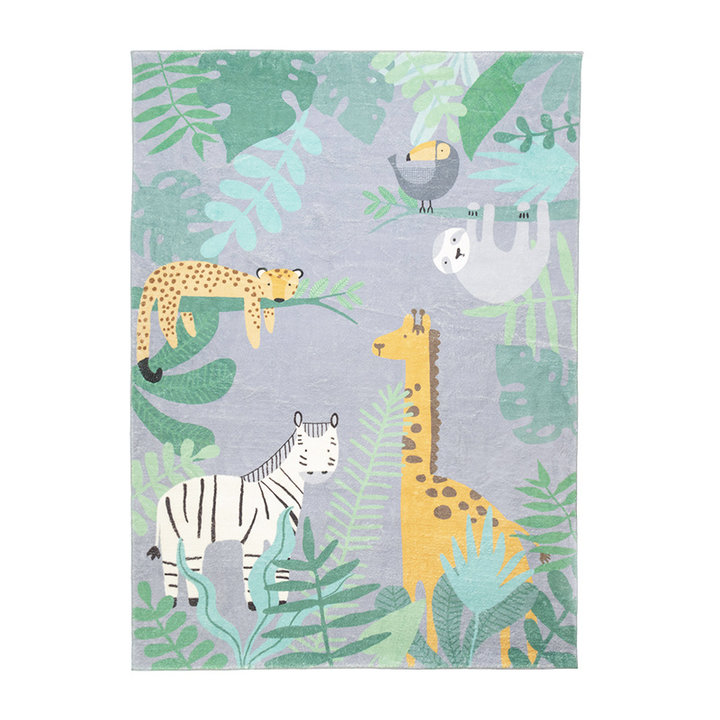 Dywan dziecięcy - Jungle Giraffe Kolorowy - 1