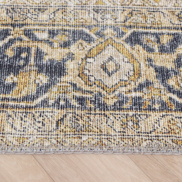 Dywan vintage - Lugan Żółty - 3