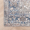 Dywan vintage - Lugan Niebieski/Taupe - thumbnail 4