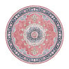Dywan okrągły vintage - Lily Medallion Czerwony/Różowy - thumbnail 1