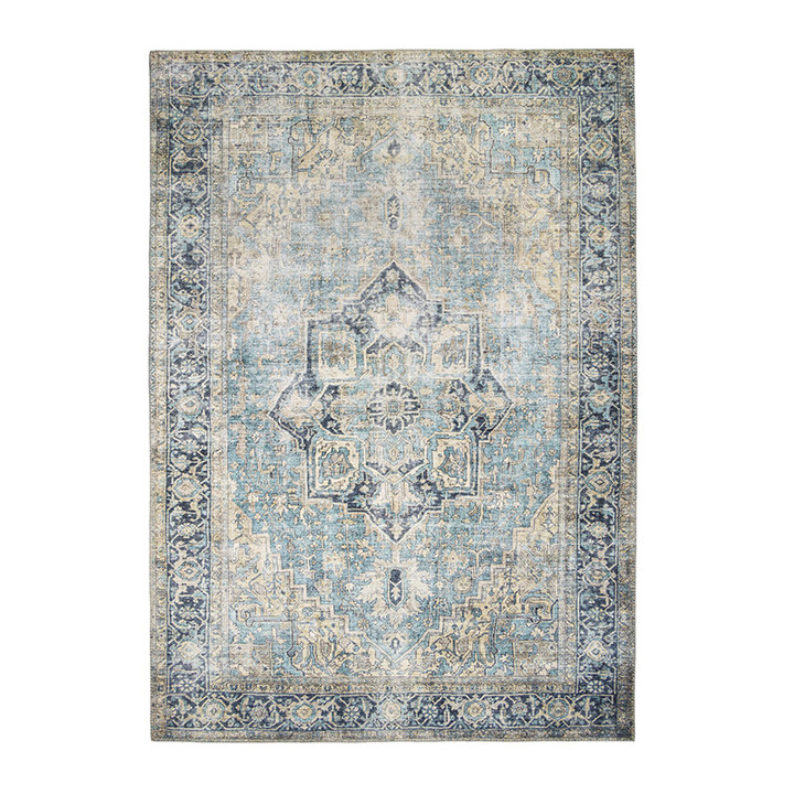 Dywan vintage - Lugan Jasnoniebieski - 1