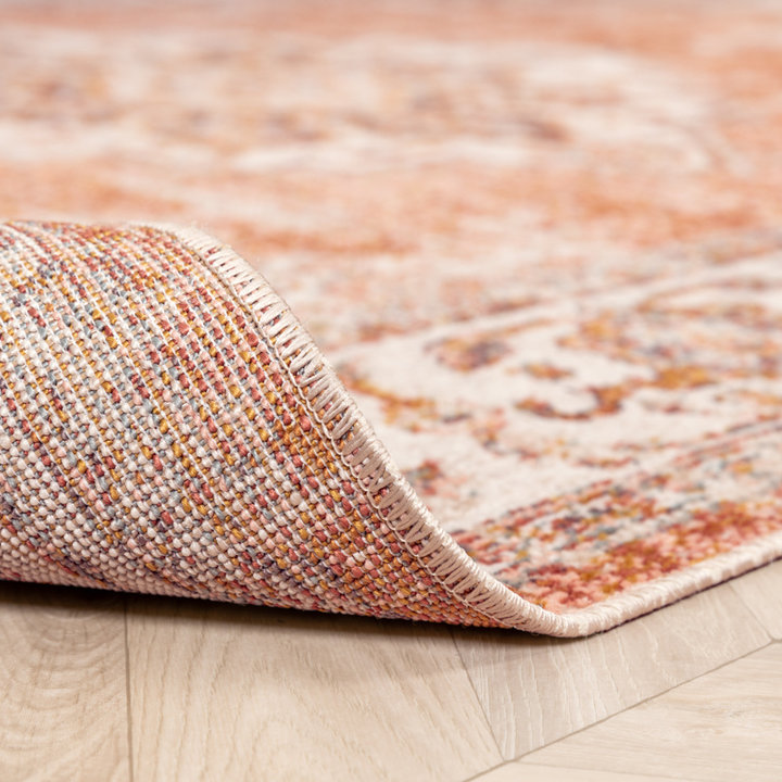 Dywan vintage - Spring Medaillon Terakota/Kremowy - 4