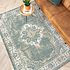 Dywan vintage - Spring Medaillon Zielony/Kremowy - thumbnail 2