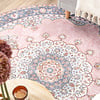 Dywan okrągły vintage - Lily Medallion Różowy - thumbnail 3