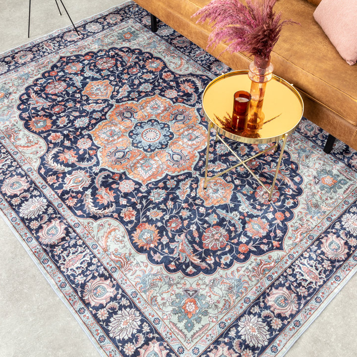 Dywan vintage - Imagine Medallion Niebieski - 2