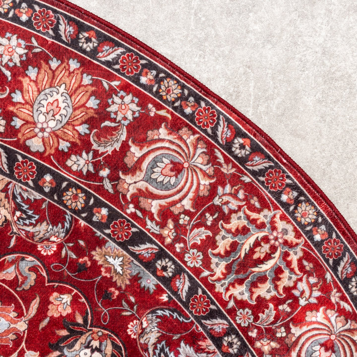 Dywan okrągły vintage - Imagine Medallion Czerwony - 3