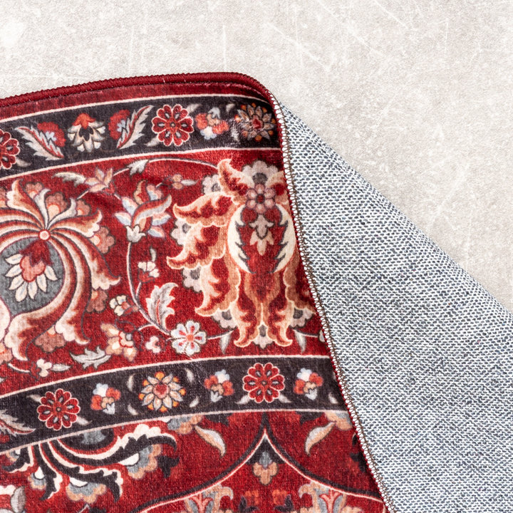 Dywan okrągły vintage - Imagine Medallion Czerwony - 4