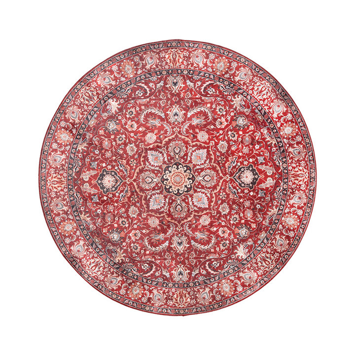 Dywan okrągły vintage - Imagine Medallion Czerwony - 1
