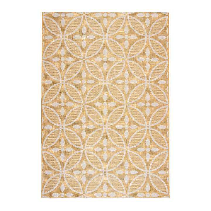 Dywan zewnętrzny - Summer Pattern Żółty - 1