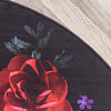 Dywan okrągły w kwiaty - Florine Czarny/Różowy - thumbnail 4