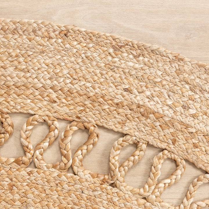 Dywan jutowy okrągły - Fair Rattan/Naturalny - 4