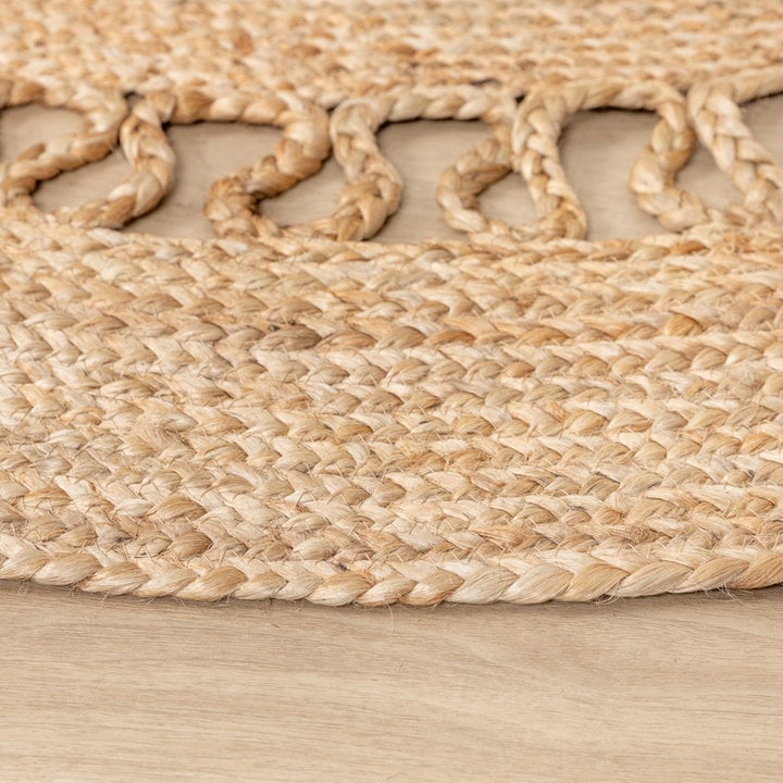 Dywan jutowy okrągły - Fair Rattan/Naturalny - 5