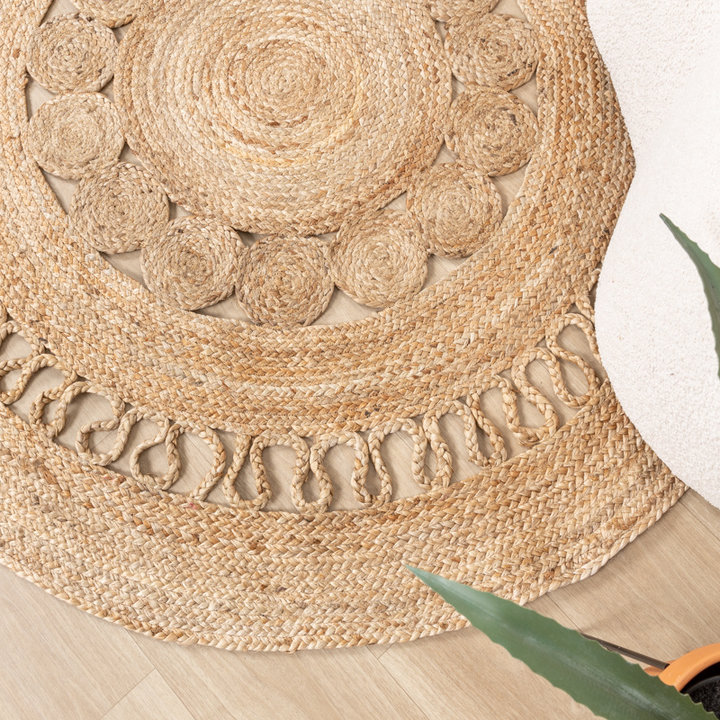 Dywan jutowy okrągły - Fair Rattan/Naturalny - 2