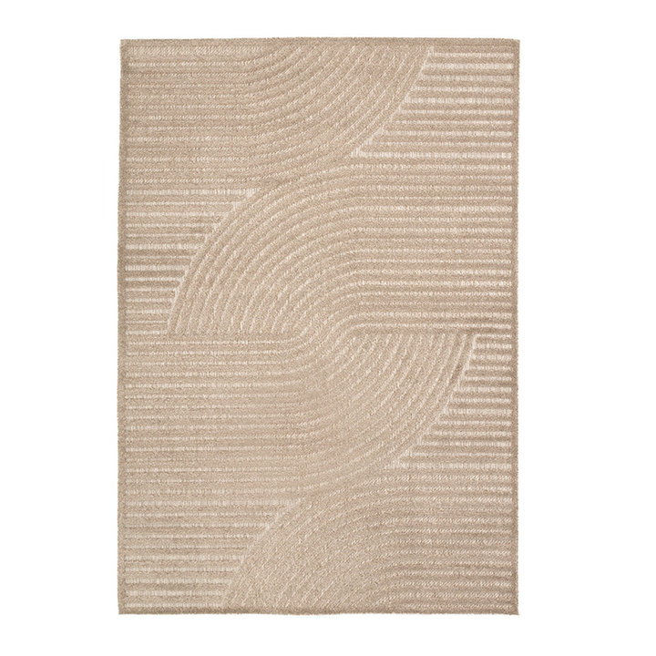 Dywan nowoczesny - Nori Curves Taupe - 1