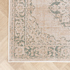 Chodnik dywanowy vintage - Spring Medaillon Kremowy/Zielony - thumbnail 3