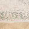 Chodnik dywanowy vintage - Spring Medaillon Kremowy/Zielony - thumbnail 4