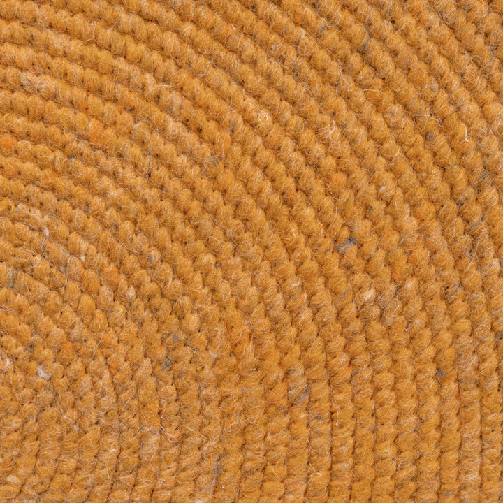 Dywan wełniany okrągły - Wise Żółty - 6