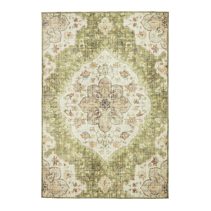Dywan zewnętrzny vintage - Santo Mandala Zielony - 1