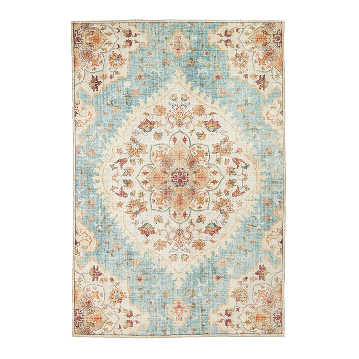 Dywan zewnętrzny vintage - Santo Mandala Jasnoniebieski - 1