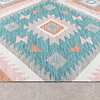 Dywan zewnętrzny boho - Vedra Aztec Niebieski - thumbnail 5