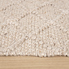 Dywan wełniany pleciony - Knit Beżowy - thumbnail 6