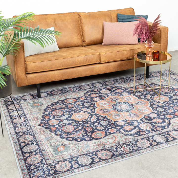 Dywan vintage - Imagine Medallion Niebieski